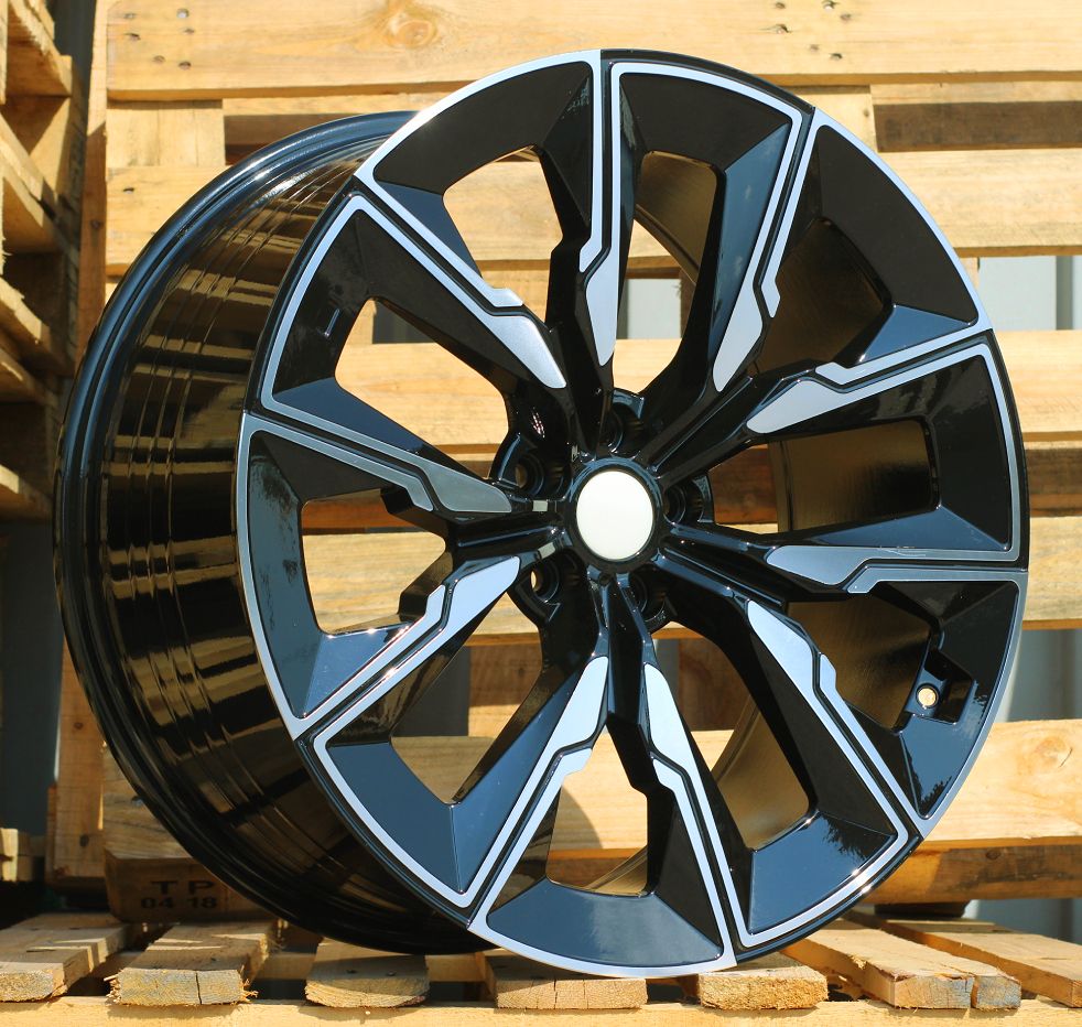  R21x8.5 5X112 ET 25 66.6 FBX144 Black Polished (MB) For BMW (Z5) (HYBRID FORGED (Rear+Front)) 8.5x21 ET25 5x112