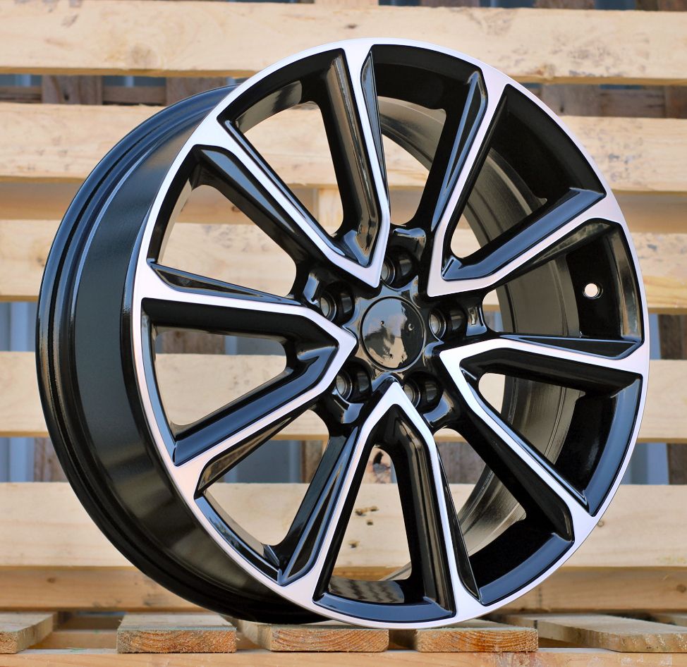 ALU PLATIŠČA R18x7.5 5X114.3 ET 35 60.1 B5344 Black Polished (MB) For LEX (R) 7.5x18 ET35 5x114.3