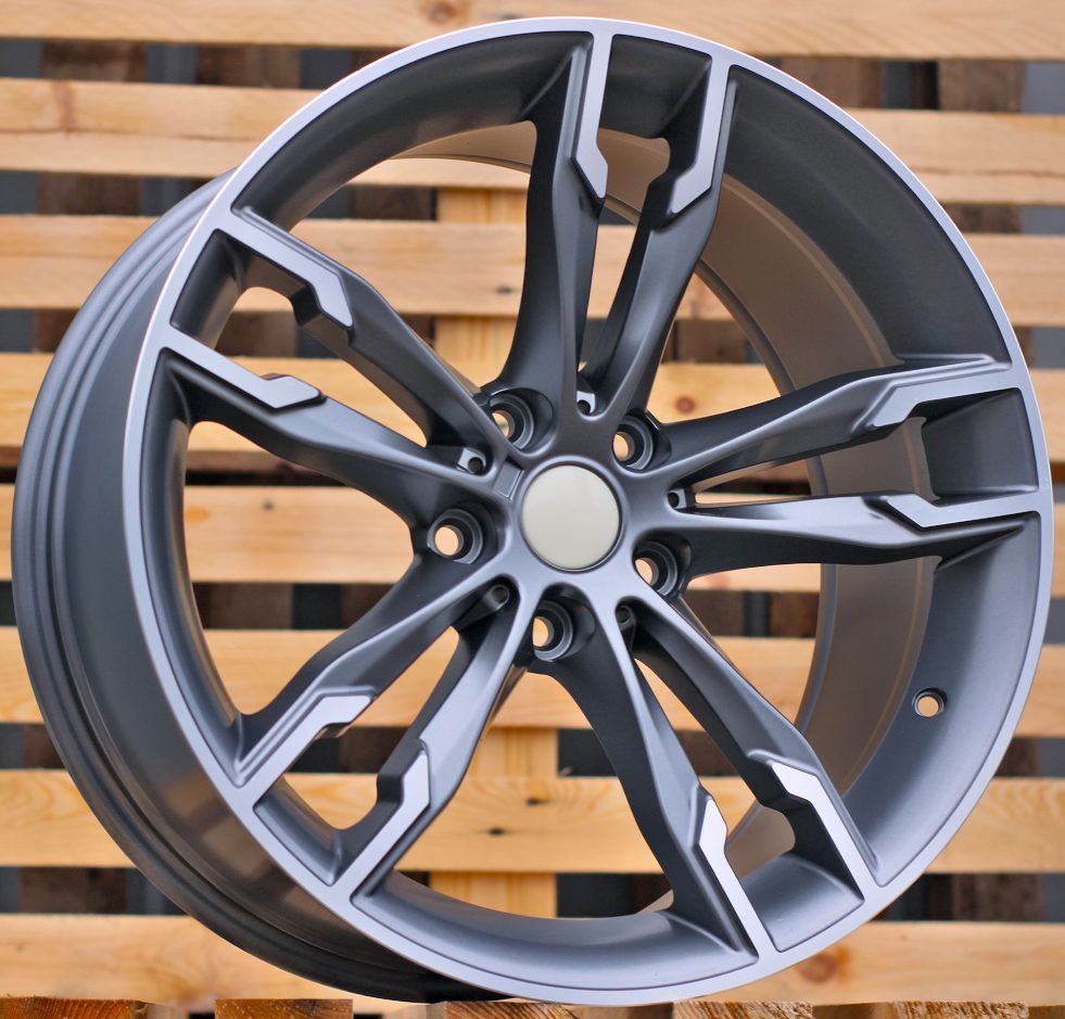  R19x9.5 5X112 ET 38 66.6 B1257 Grey Half Matt+Powder Coating (MGHMPC) BMW (P) () 9.5x19 ET38 5x112