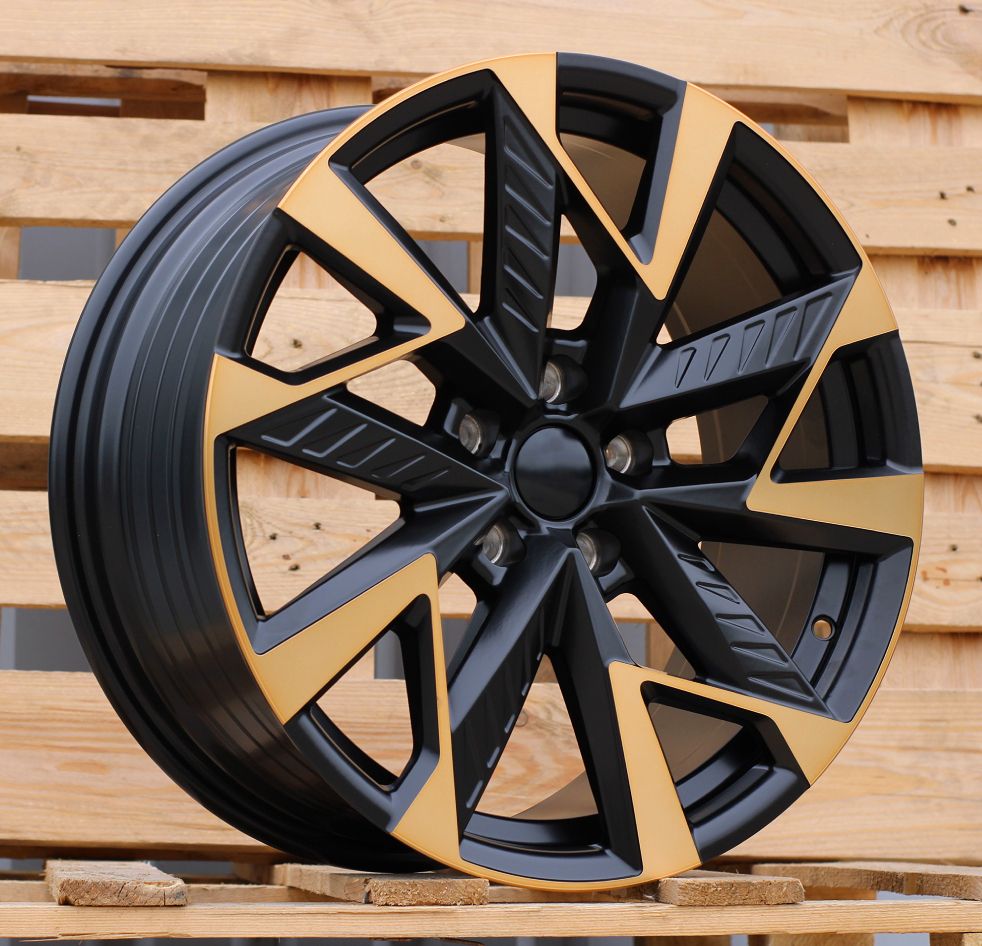  R18x8 5X112 ET 40 57.1 YF0443 Black Polished Half Matt Cooper (MBHMC) For CUPRA (P1) (HYBRID FORGED) 8x18 ET40 5x112