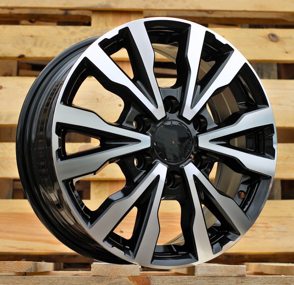  R16x6.5 6X130 ET 54 84.1 B3025 Black Polished (MB) For MER (Z1) (HYBRID FORGED(max 1400kg)) 6.5x16 ET54 6x130