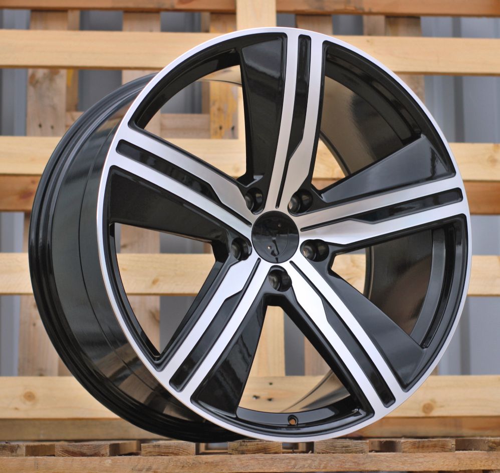  R22x9 5X130 ET 29 66.5 I5664 Black Polished (MB) For PORCH (A) (NEW Macan II (XAB) Rear+Front) 9x22 ET29 5x130