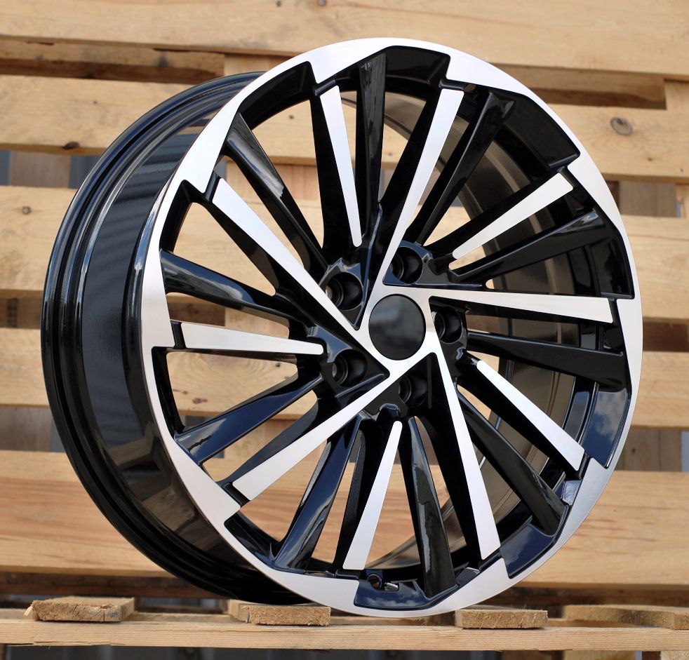  R17x7 5X112 ET 40 57.1 FBX261 Black Polished (MB) For SKODA 7x17 ET40 5x112