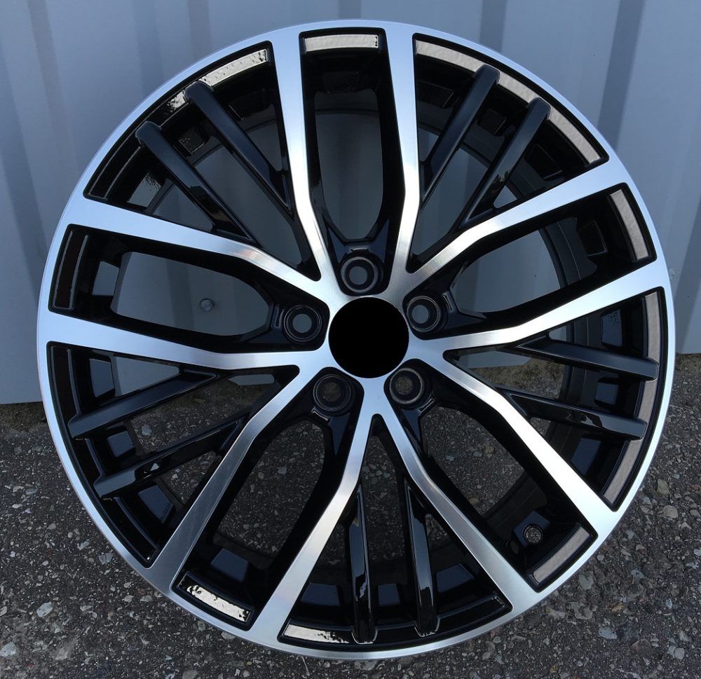 R17x6.5 5X100 ET 40 57.1 B1179 Black Polished (MB) For VW (Z3) 6.5x17 ET40 5x100
