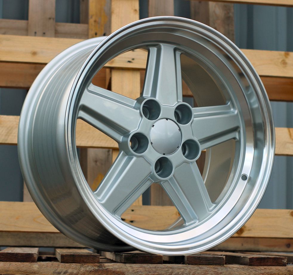 R17x8 5X112 ET 19 66.6 FD5938 Silver+Polished Lip (SP) For MER (P) (Rear+Front) 8x17 ET19 5x112