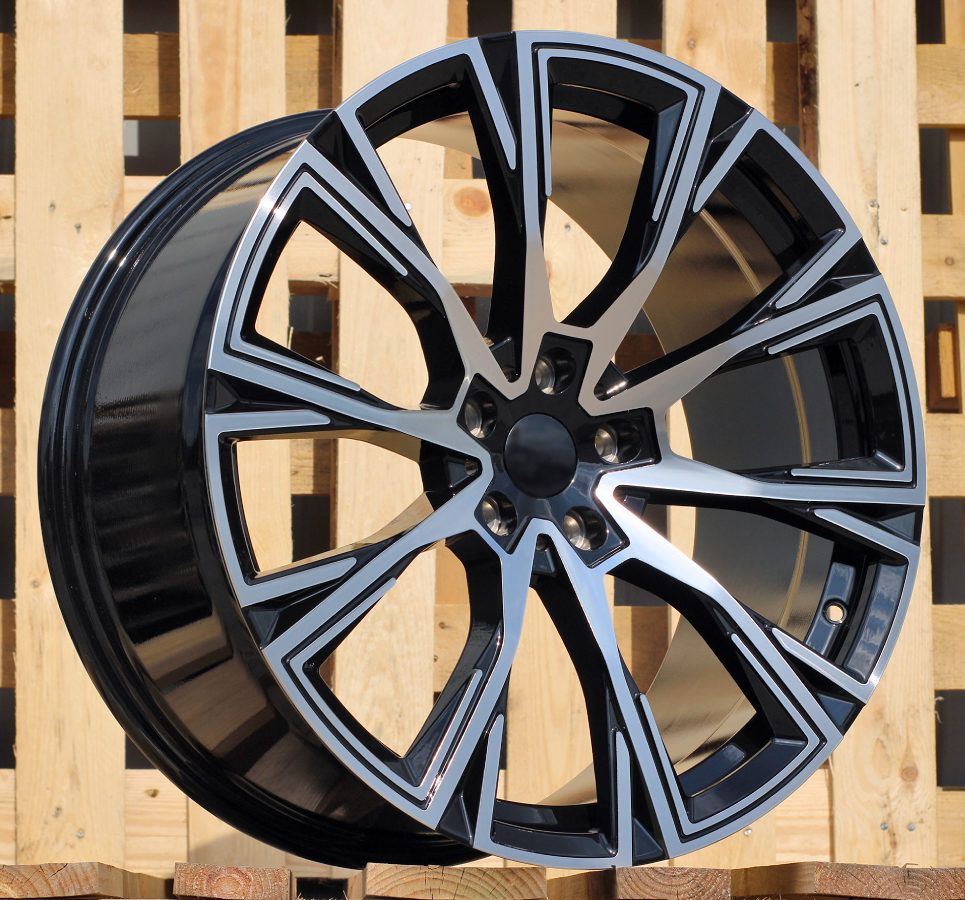 R19x9 5X112 ET 40 66.6 D1130 Black Polished (MB) BMW (K7) (Rear+Front) 9x19 ET40 5x112