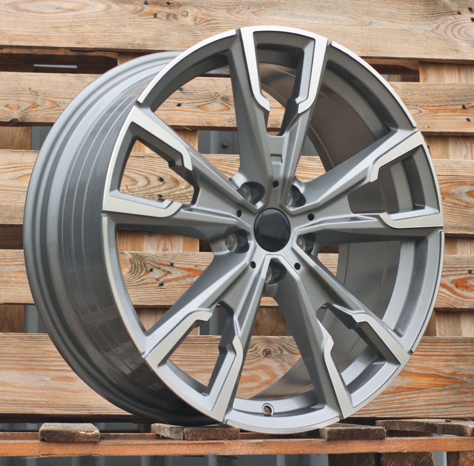  R19x8 5X112 ET 46 66.6 YF5710 Grey Polished (MG) For BMW (Z6) (HYBRID FORGED (X1; iX1; X2; iX2; Series 1(F40) 2(F44)) 8x19 ET46 5x112