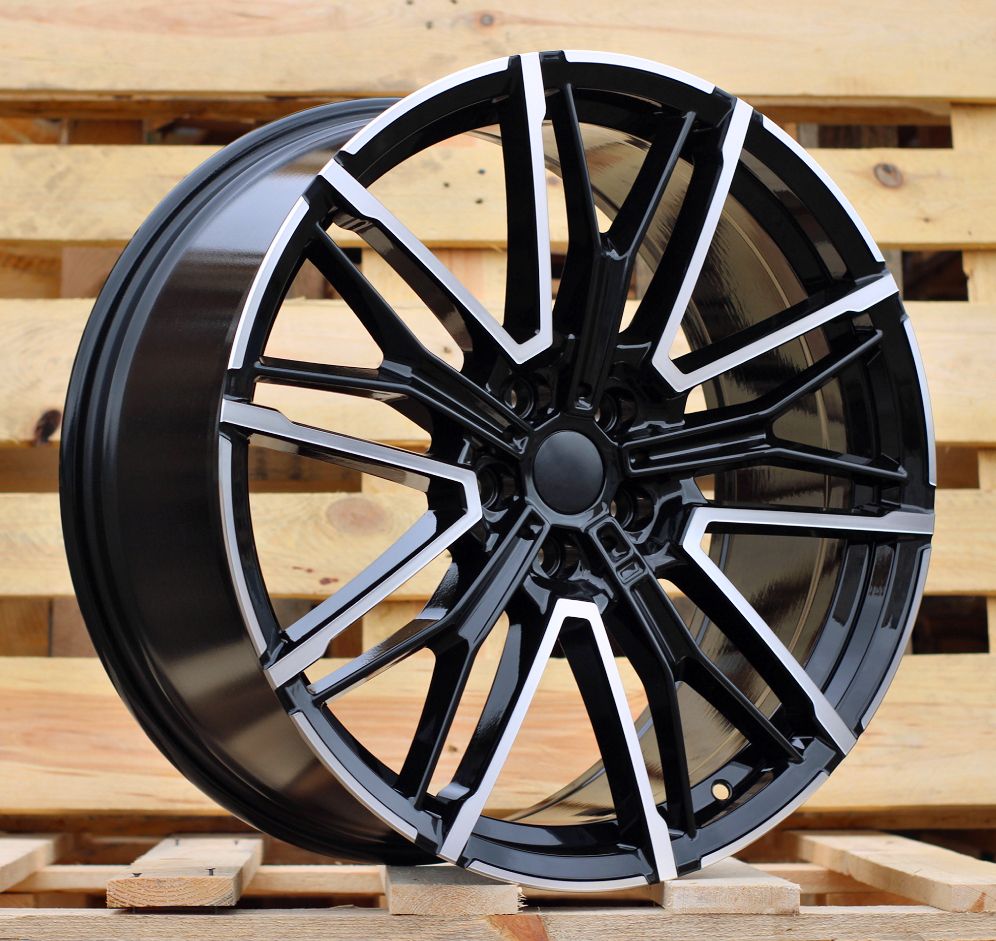  R19x8 5X120 ET 30 72.6 I0384 (3S1284) Black Polished (MB) For BMW (K4) (HYBRID FORGED Rear+Front) 8x19 ET30 5x120