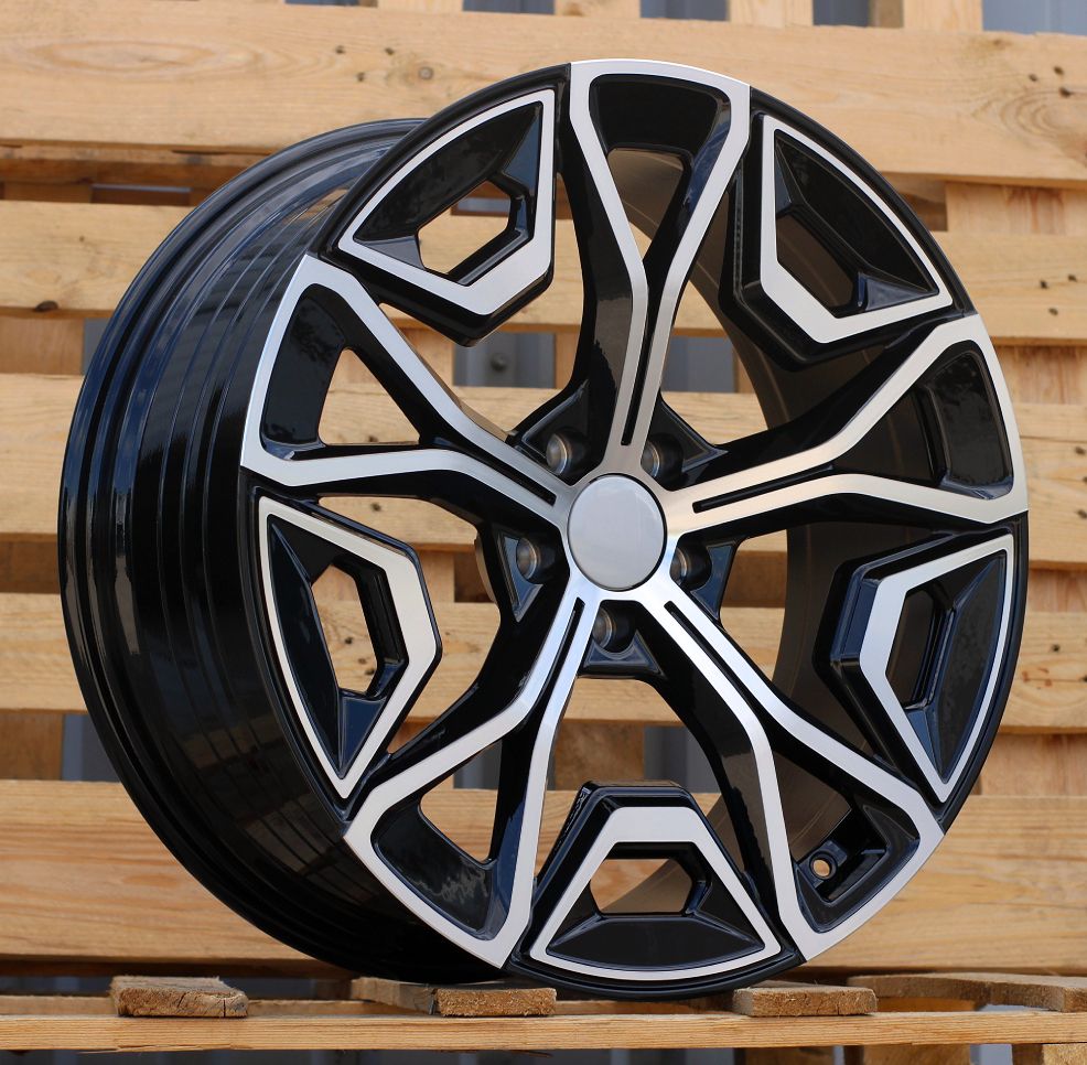  R20x8.5 5X112 ET 28 66.6 YF5670 Black Polished (MB) For BMW (P1) ((IX I20) HYBRID FORGED) 8.5x20 ET28 5x112