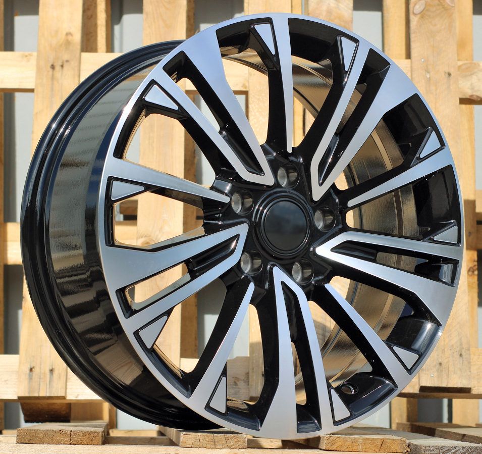  R18x8 5X120 ET 50 65.1 I1114 Black Polished (MB) For VW (Z6) 8x18 ET50 5x120