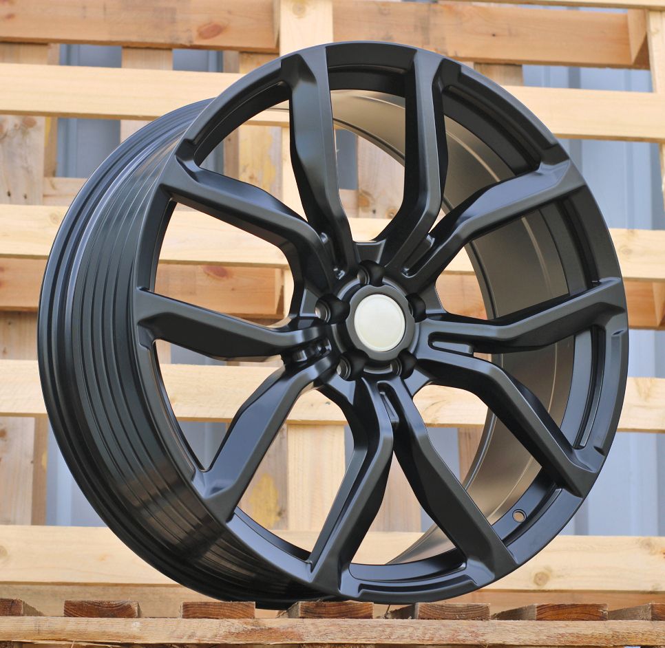 R22x9.5 5X108 ET 42 63.4 XE328 (FBX206) Black Half Matt (BLHM) For LAND (P2) (HYBRID FORGED) 9.5x22 ET42 5x108