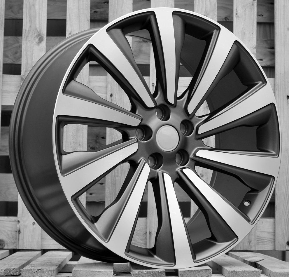 R23x10 5X120 ET 40 72.6 B1756 (H947D) Black Polished (MB) For LAND (Z6) 10x23 ET40 5x120