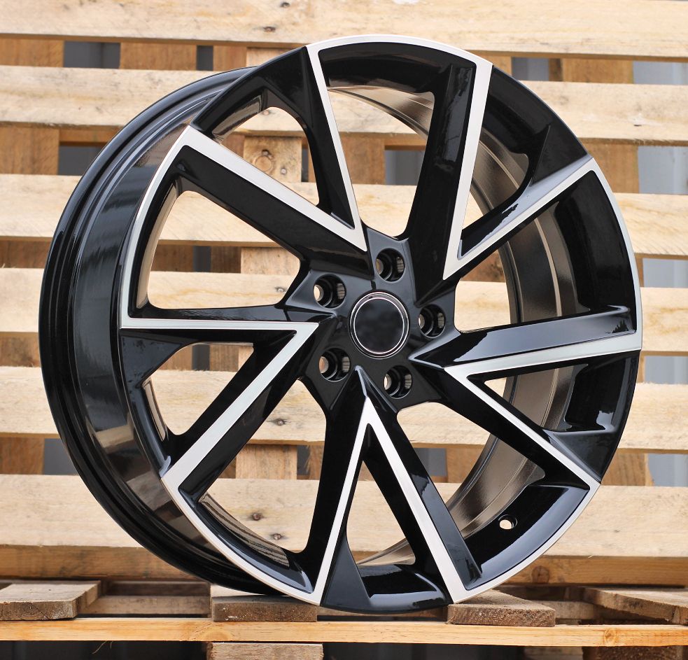  R19x8 5X112 ET 40 57.1 FE181 (IN0262) Black Polished (MB) For SKODA (P2+M) 8x19 ET40 5x112