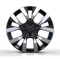  R17x7 5X108 ET 45 65.1 Y1248 Black Polished (MB) For CITRO (P) 7x17 ET45 5x108