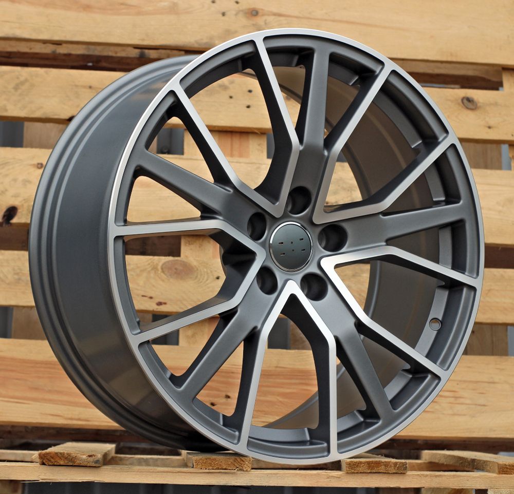  R22x10 5X112 ET 26 66.5 B5131 (FBX133) Grey Polished Half Matt (MGHM) For AUD (Z4) (HYBRID FORGED) 10x22 ET26 5x112