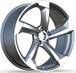  R21x9 5X112 ET 25 66.45 H3388F Black Polished (MB) For AUD (Z3) (HYBRID FORGED) 9x21 ET25 5x112