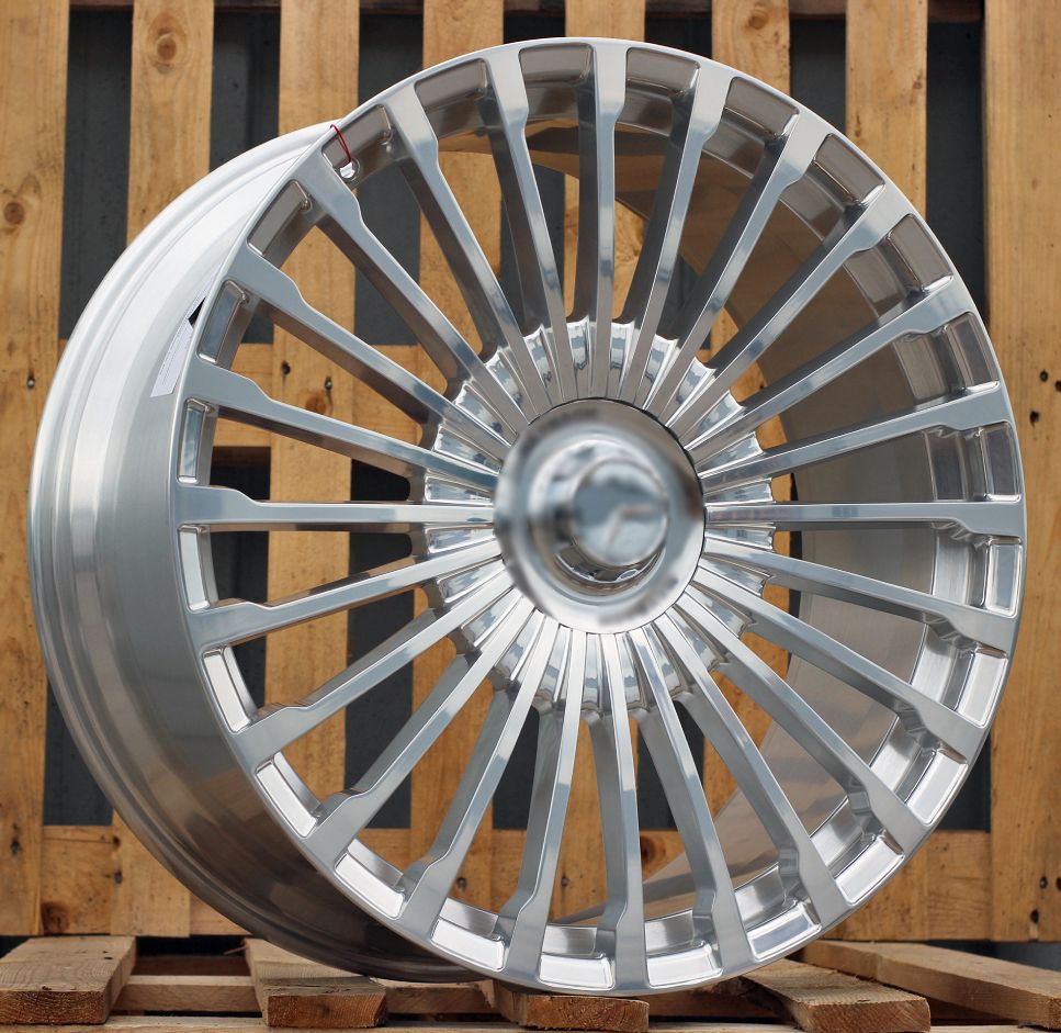 R23x11 5X112 ET 42 66.6 XFRGW618 (TX008) Full Polished (FPL) For MER (K7) (FORGED (Rear+Front)) 11x23 ET42 5x112