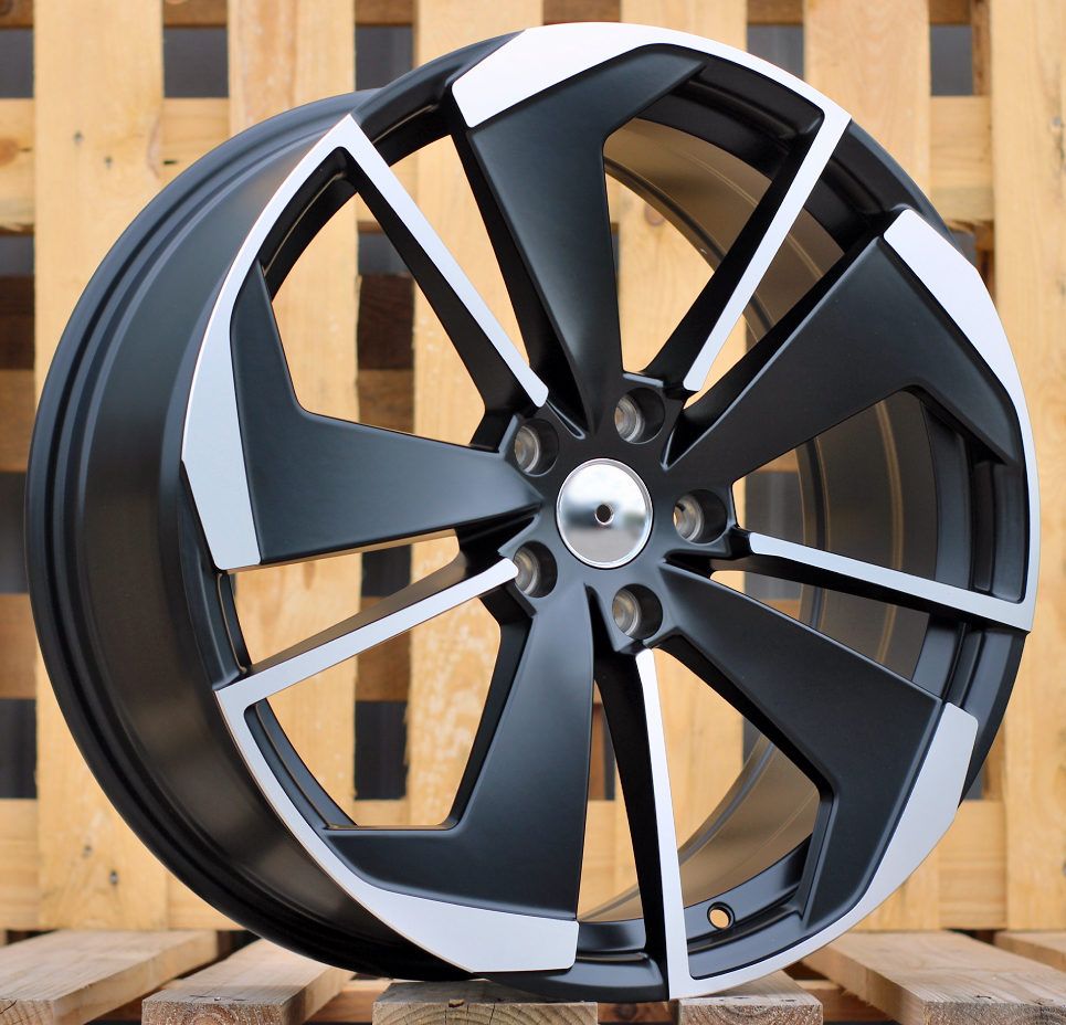  R19x8 5X112 ET 45 57.1 I5579 Black Polished Half Matt (MBHM) For SKODA (K7) 8x19 ET45 5x112