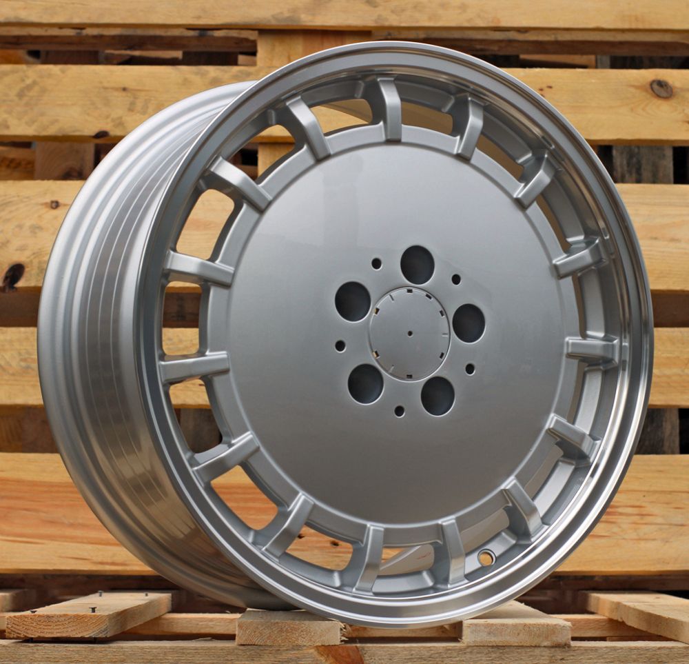  R17x8 5X112 ET 35 66.6 F3029 Silver+Polished Lip (SP) For MER (Z1) (HYBRID FORGED (Front+Rear)) 8x17 ET35 5x112