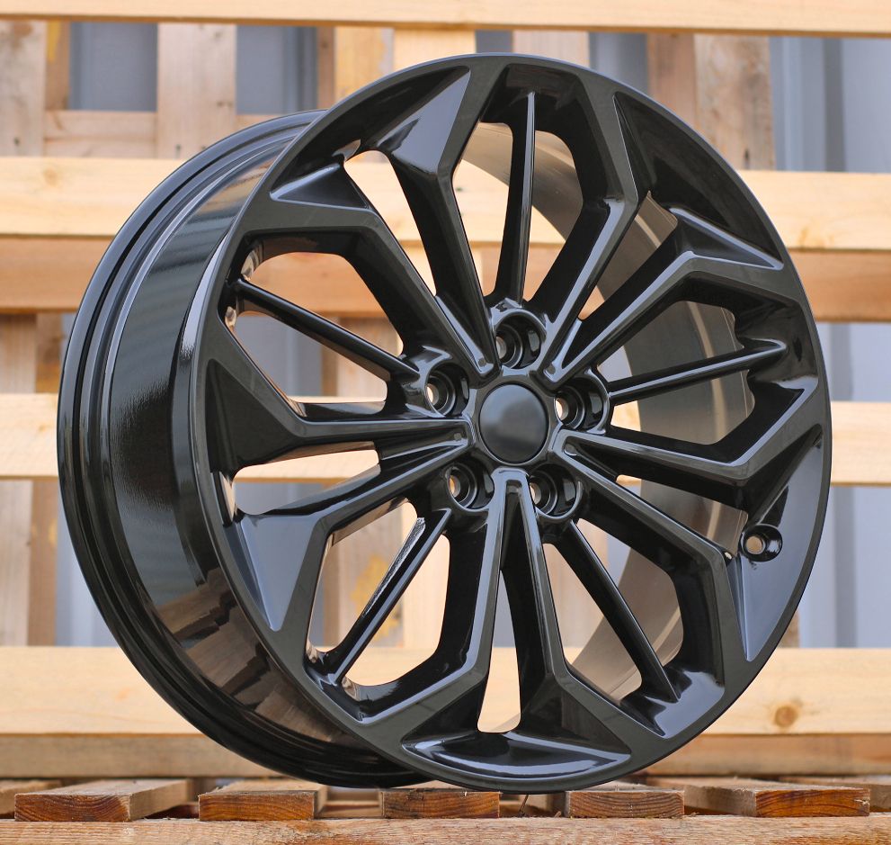 R18x8 5X108 ET 55 63.3 FE187 (FBX216) Black (BL) For FORD (K8) (HYBRID FORGED) 8x18 ET55 5x108