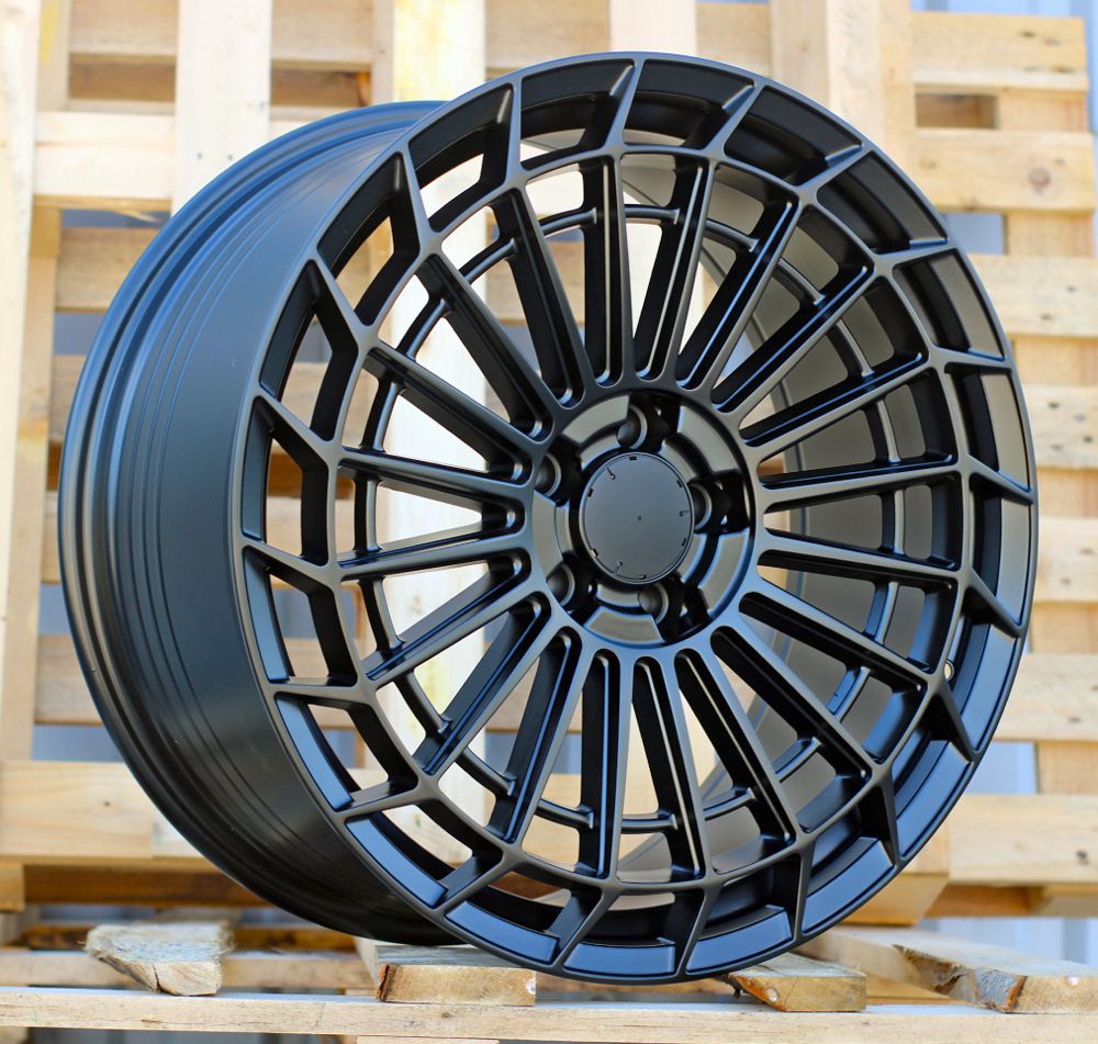  R22x9 5X112 ET 32 66.6 FBX162 Black Half Matt (BLHM) For MER (Z3) (HYBRID FORGED Rear+Front) 9x22 ET32 5x112