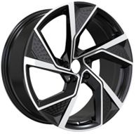  R19x8.5 5X112 ET 35 66.5 FBX264 Black Polished (MB) For AUD (K7) (HYBRID FORGED) 8.5x19 ET35 5x112