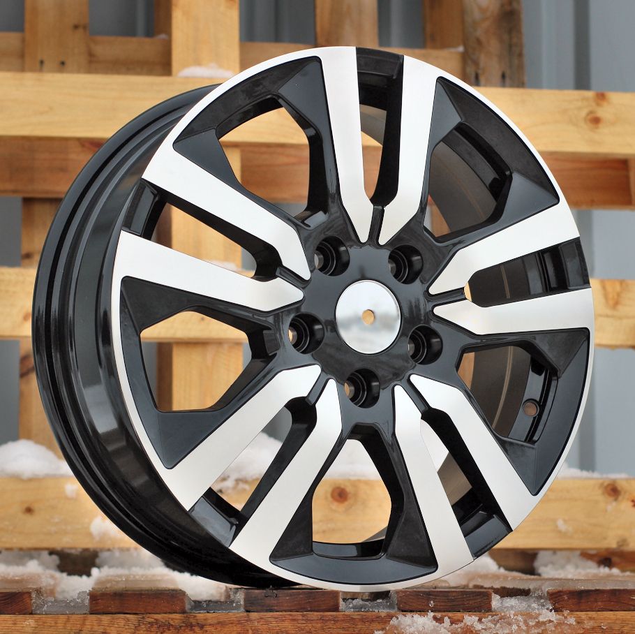 R16x6 5X114.3 ET 50 66.1 IN3516F Black Polished (MB) For RENAU (K8) (HYBRID FORGED (max 1400kg)) 6x16 ET50 5x114.3