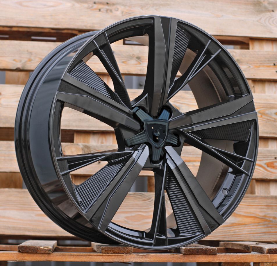  R19x8 5X108 ET 40 65.1 D1918 Black+Tinted Face (BLTF) For PEUG (Z2) 8x19 ET40 5x108