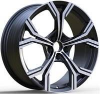  R20x9 5X112 ET 35 66.5 FBX201 Black Polished (MB) For AUD (K7) (HYBRID FORGED) 9x20 ET35 5x112