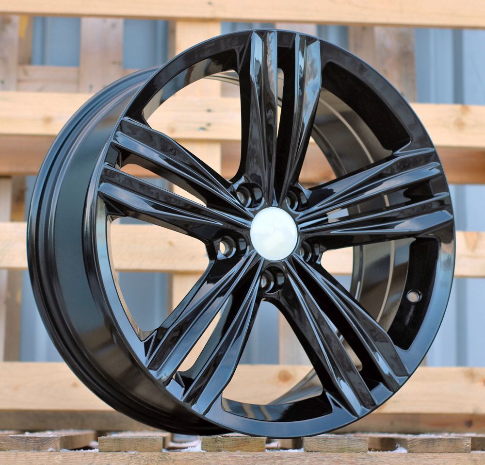  R18x8 5X112 ET 41 57.1 B5293 Black (BL) For VW (P) 8x18 ET41 5x112