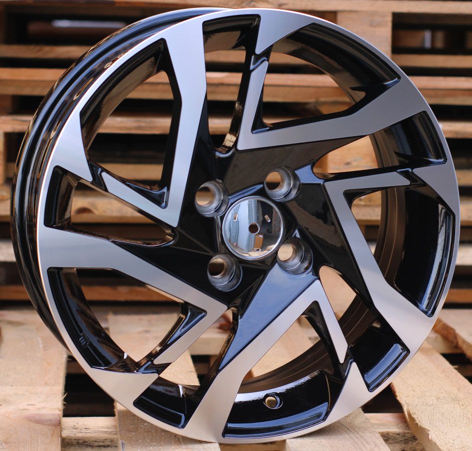  R15x6 4X100 ET 40 54.1 I5417 Black Polished (MB) For TOYOT (K7) 6x15 ET40 4x100