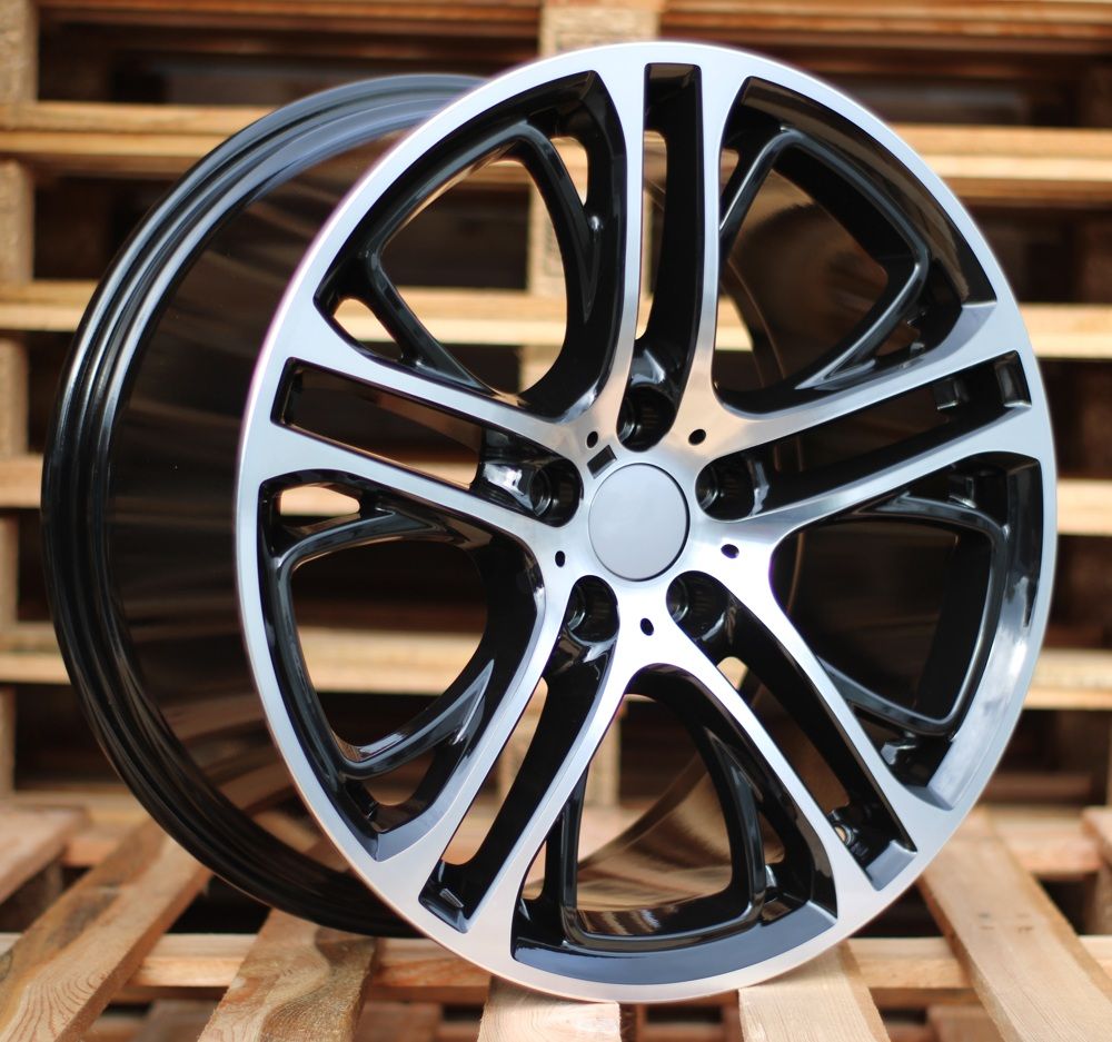  R20x8.5 5X120 ET 38 72.6 B1600 Black Polished (MB) For BMW (Z1) (Rear+Front For BMW X3) 8.5x20 ET38 5x120