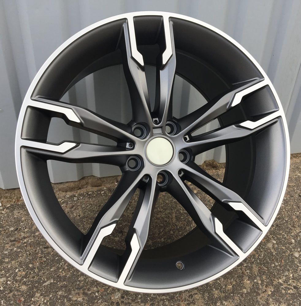  R17x8 5X120 ET 34 72.6 B1257 (BK5255) Grey Polished (MG) For BMW (K4) 8x17 ET34 5x120