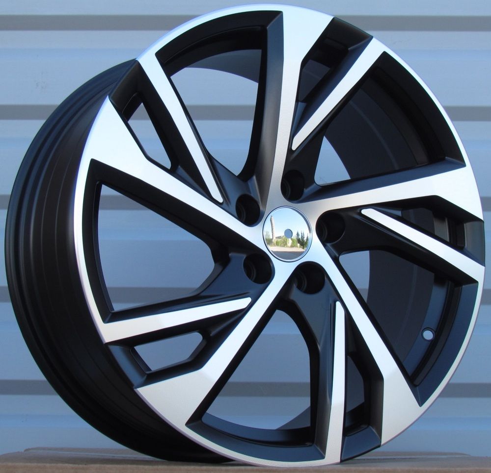 R17x7.5 5X108 ET 40.5 63.3 FE183 (YF5772) Black Polished (MB) For VOLVO (K7) (HYBRID FORGED) 7.5x17 ET40.5 5x108