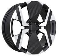  R17x6.5 4X108 ET 32 65.1 YF6148 Black Polished Half Matt (MBHM) For PEUG (P2) (HYBRID FORGED) 6.5x17 ET32 4x108