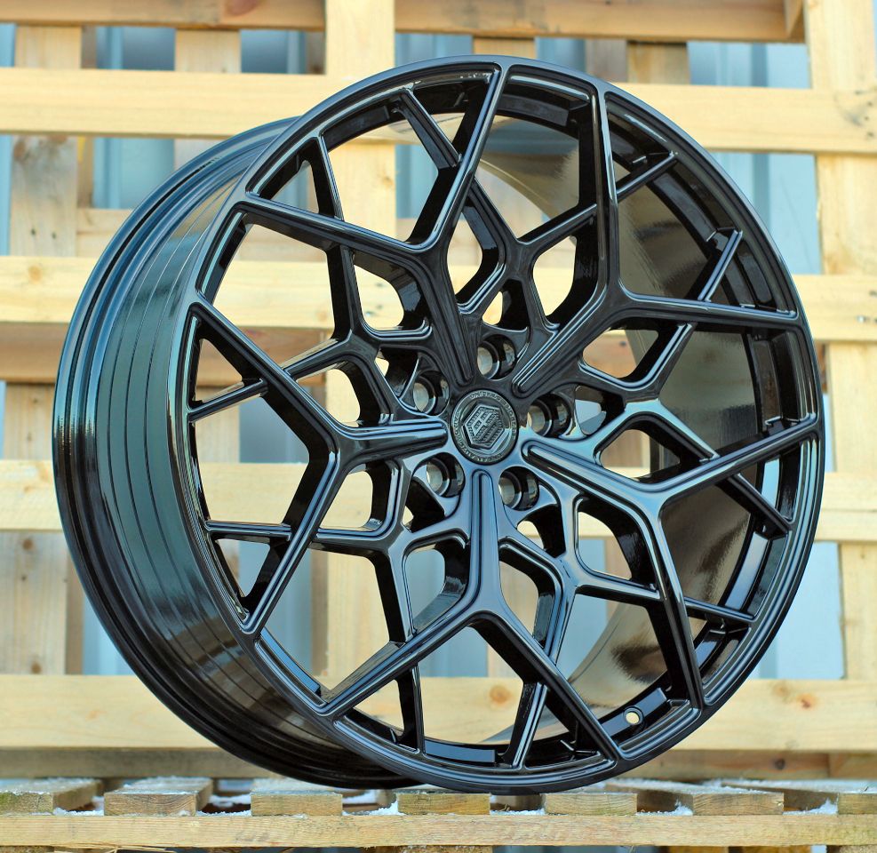 R23x10 5X120 ET 38 72.6 HF5210 Gloss Black (GB) For LAND (P2) (HYBRID FORGED) 10x23 ET38 5x120