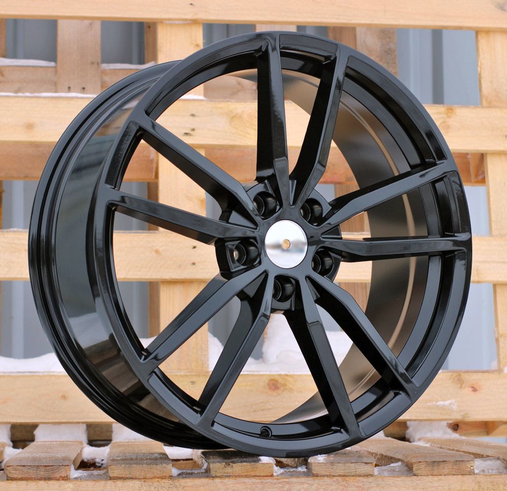 R18x8 5X112 ET 45 57.1 BK864 Black (BL) For VW (Z7) 8x18 ET45 5x112