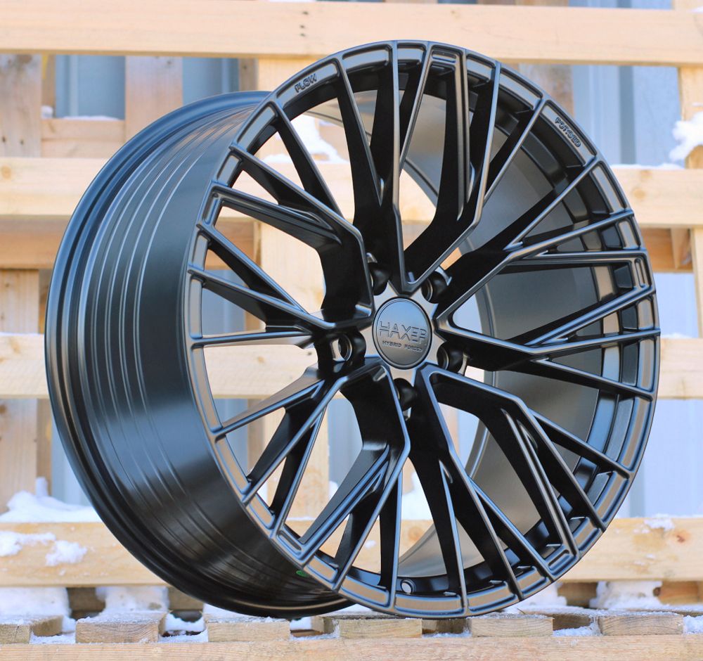 R18x8 5X120 ET 34 72.6 HX024F (F829) Black Half Matt (BLHM) For HAXER (M) (HYBRID FORGED New Model) 8x18 ET34 5x120