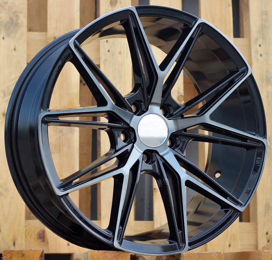  R18x8 5X114.3 ET 40 73.1 Y0036 Black+Tinted Face (BLTF) For HAXER (K4) 8x18 ET40 5x114.3