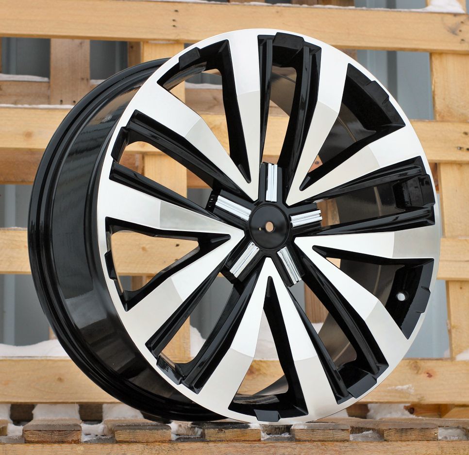 ALU PLATIŠČA R20x8.5 5X120 ET 45 65.1 A5377 Black Polished (MB) For VW (P) 8.5x20 ET45 5x120