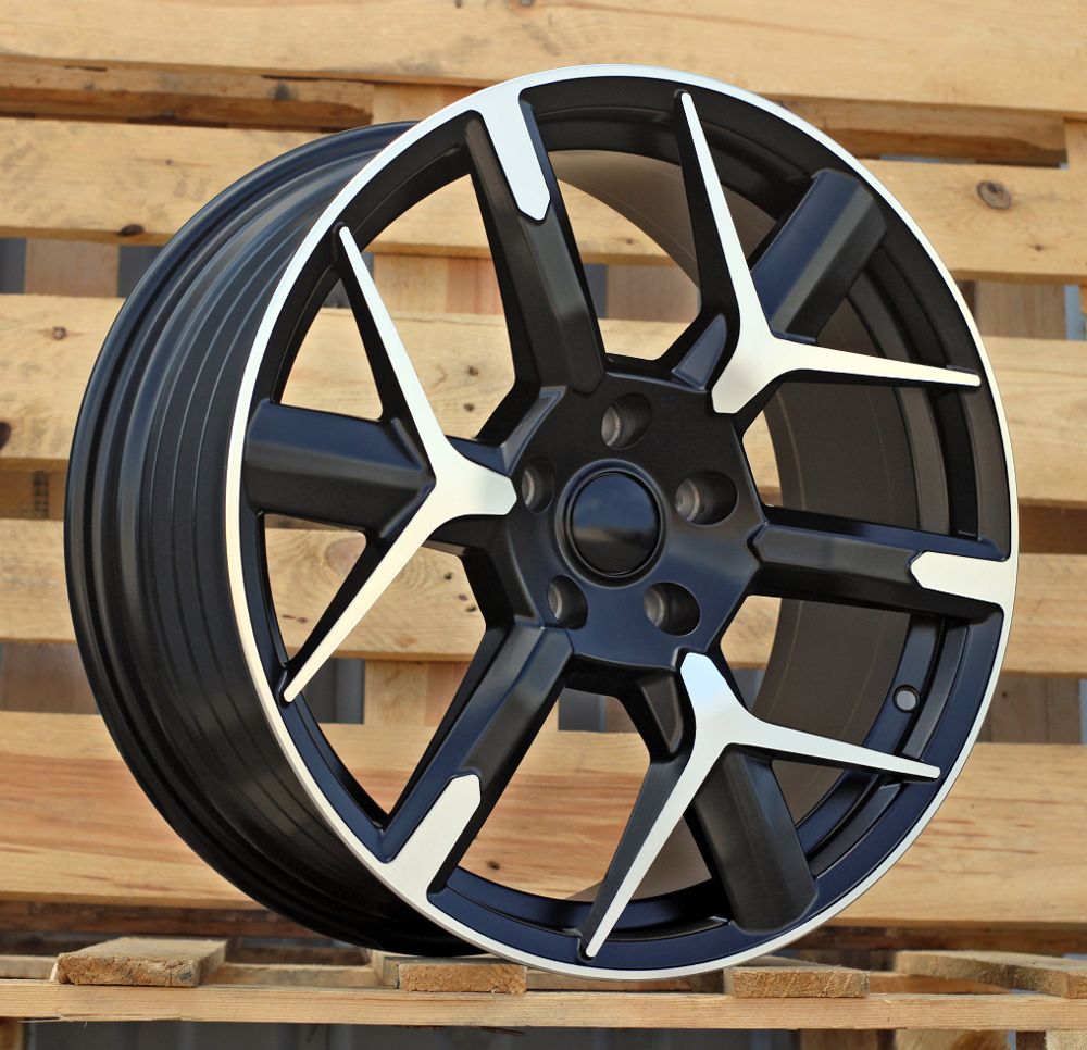  R18x8 5X112 ET 40 57.1 YF6147 Black Polished Half Matt (MBHM) For CUPRA (K8) (HYBRID FORGED) 8x18 ET40 5x112