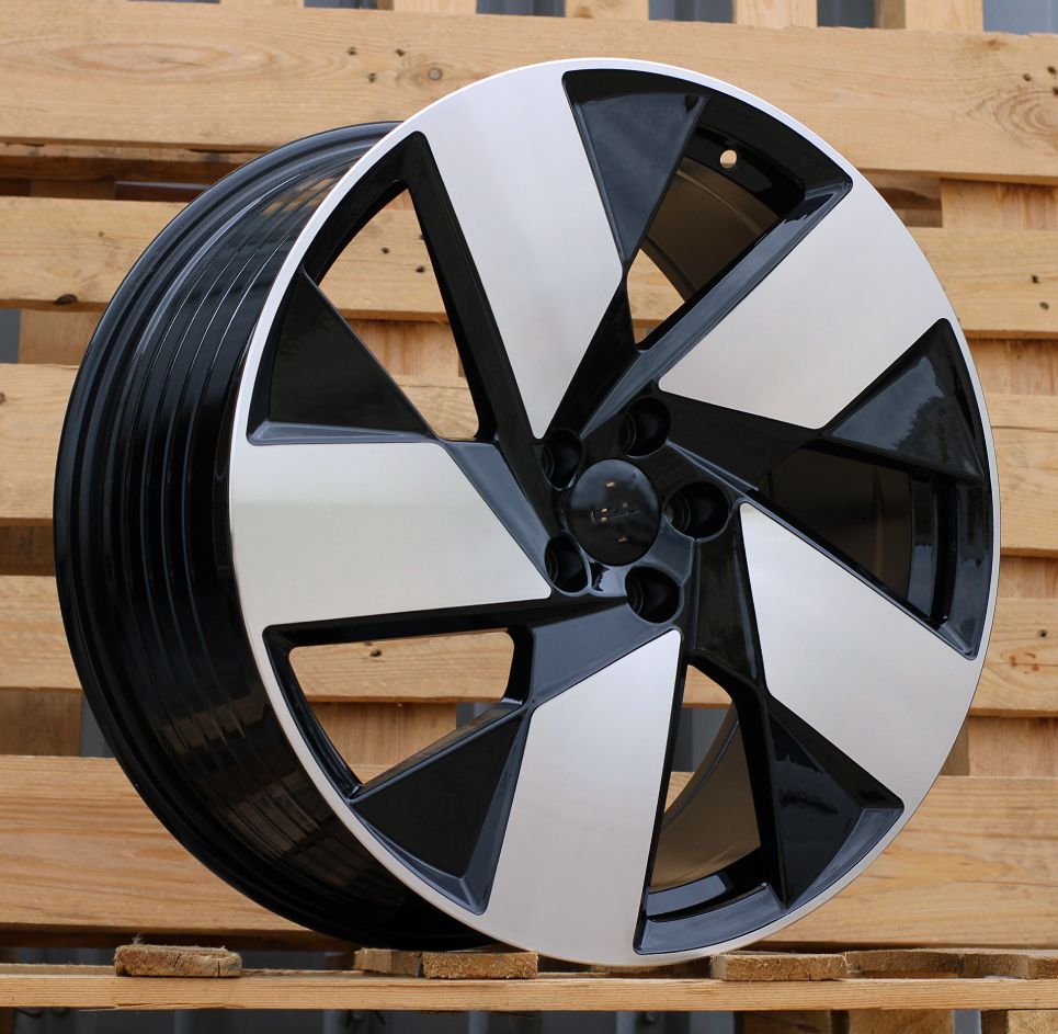 R20x8 5X108 ET 50.5 63.4 SR402 Black Polished (MB) For VOLVO (Z5) (HYBRID FORGED (C40/EC40/XC40/EX40) Front+Rear) 8x20 ET50.5 5x108