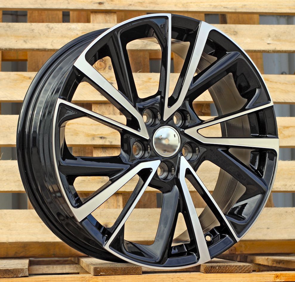 R18x7 5X114.3 ET 35 60.1 YF5758 Black Polished (MB) For TOYOT (Z5) (HYBRID FORGED) 7x18 ET35 5x114.3