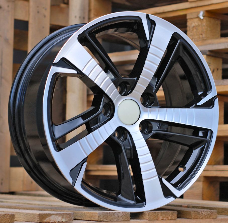 ALU PLATIŠČA R16x7 4X108 ET 25 65.1 B5514 Black Polished (MB) PEUG (Z2+L4) 7x16 ET25 4x108