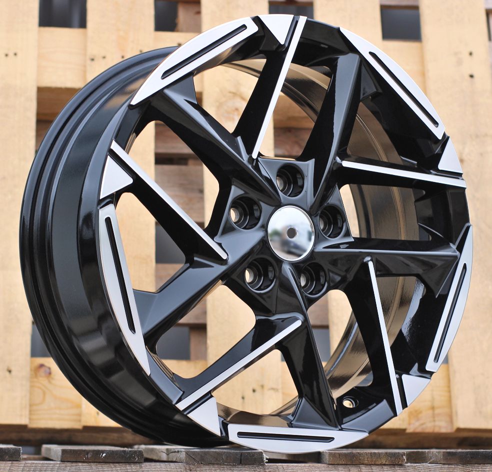 ALU PLATIŠČA R18x8 5X114.3 ET 48 67.1 3S1267 Black Polished (MB) For KIA (K4) (HYBRID FORGED) 8x18 ET48 5x114.3