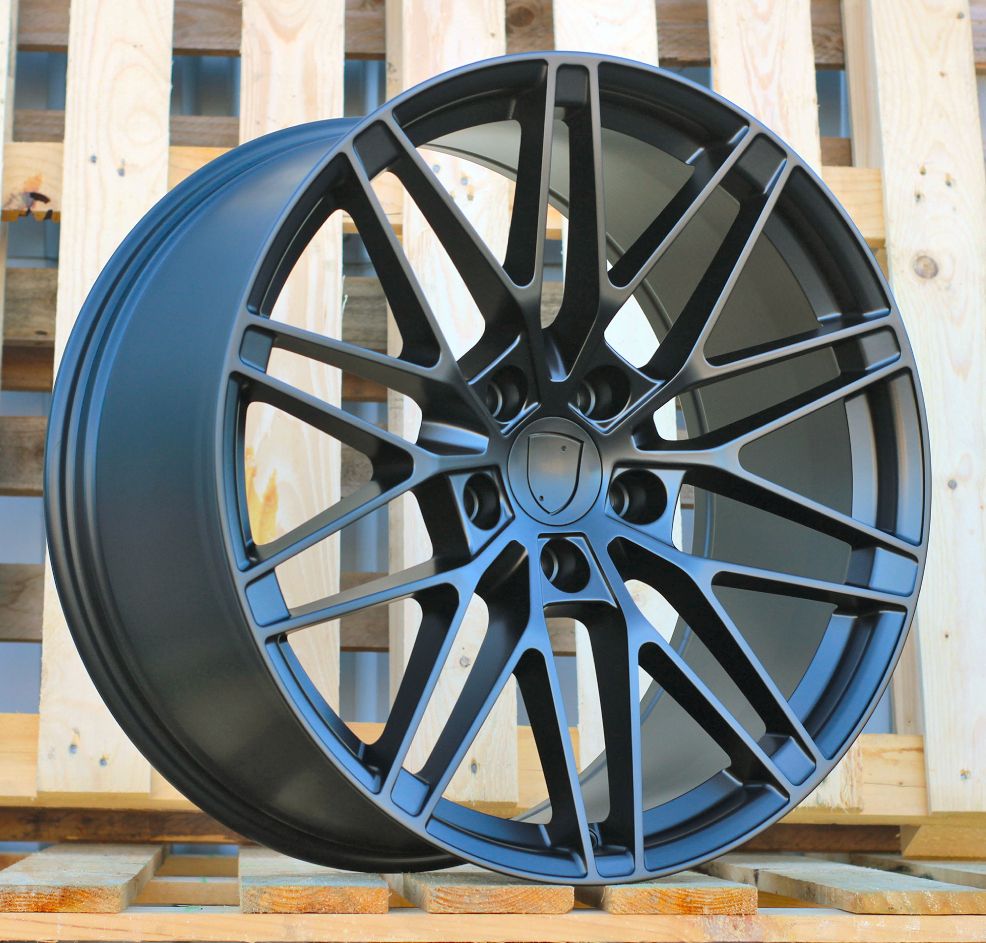  R21x8.5 5X130 ET 27 66.5 3S1324 Black Half Matt (BLHM) For PORCH (M) (NEW Macan II (XAB) HYBRID FORGED Rear+Front) 8.5x21 ET27 5x130
