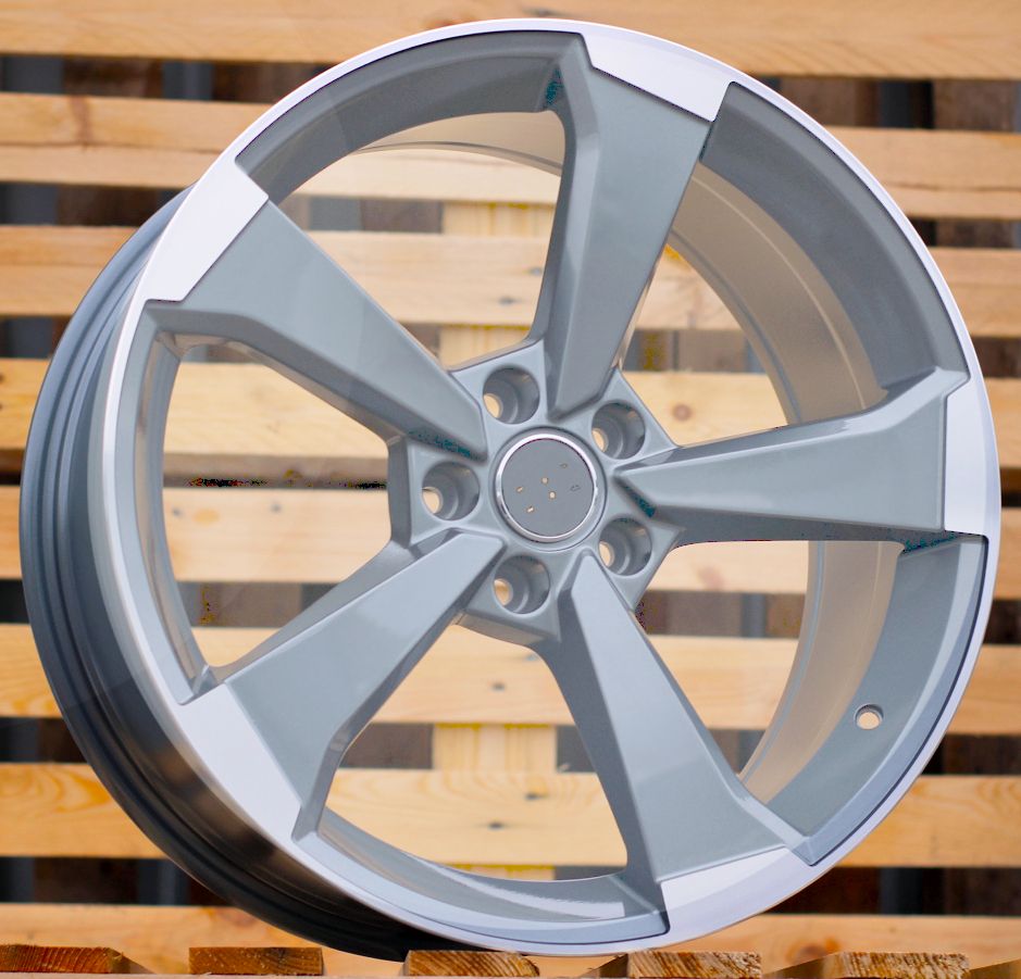  R17x7.5 5X112 ET 40 66.5 XE351 (YF5436) Grey Polished Half Matt (MGHM) For AUD (Z7) (HYBRID FORGED) 7.5x17 ET40 5x112