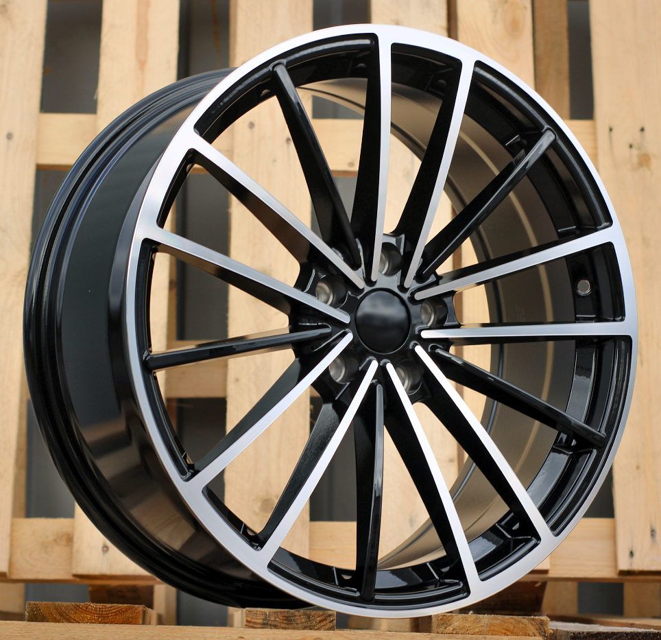  R19x8 5X112 ET 45 57.1 I0383 Black Polished (MB) For VW (K7) 8x19 ET45 5x112