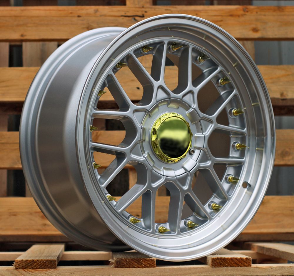 R17x8 10X112/120 ET 30 74.1 HX025 (LU1880) Silver+Polished Lip (SP) For HAXER (P1) 8x17 ET30 10x112/120