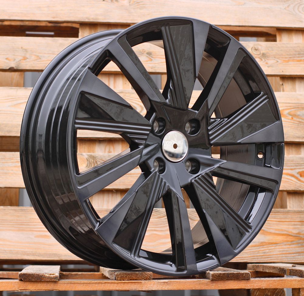 R18x7 4X108 ET 35 65.1 YF1152 Black+Tinted Face (BLTF) For PEUG (K7) (HYBRID FORGED) 7x18 ET35 4x108